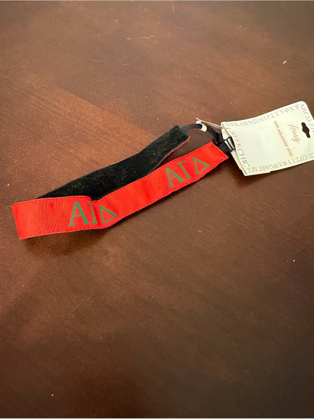 Alpha Gamma Delta adjustable headband